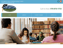 Tablet Screenshot of coloradostudentcare.org